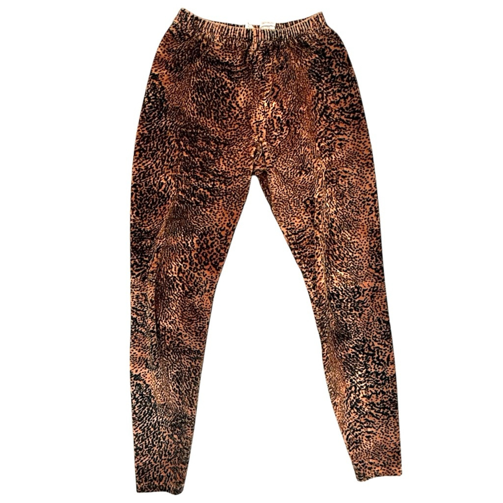 Jones New York Brown and Black Animal Print Leggings